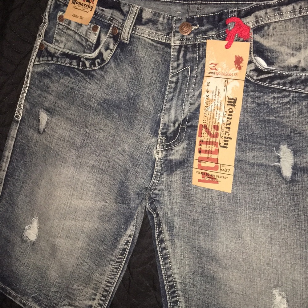 Size 36 monarchy jean shorts
